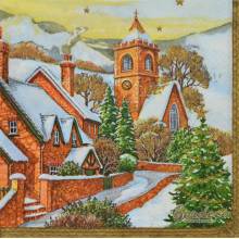 Serwetka do decoupage MAKI zimowy widoczek 33x33